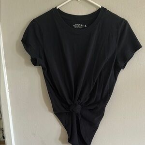 Black Knot Front Women's Top